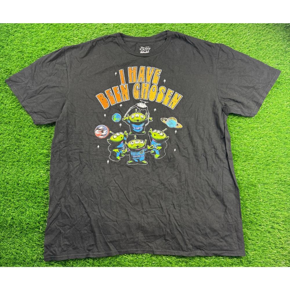 Disney Pixar Toy Story I Have Been Chosen T Shirt XXL Black Alien Graphic Tee